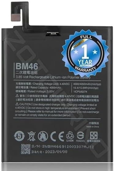 Original BM46 Battery for Redmi Note 3/3 Pro 2015116, 2015161 Battery with 1 Year warrenty****(AA209)