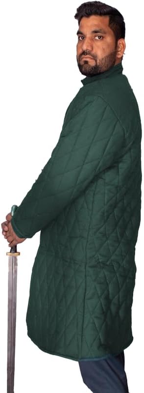 Medievals Gambeson Padded Quilted Jacket Cotton Aketon for Renaissance SCA Cosplay Costumes