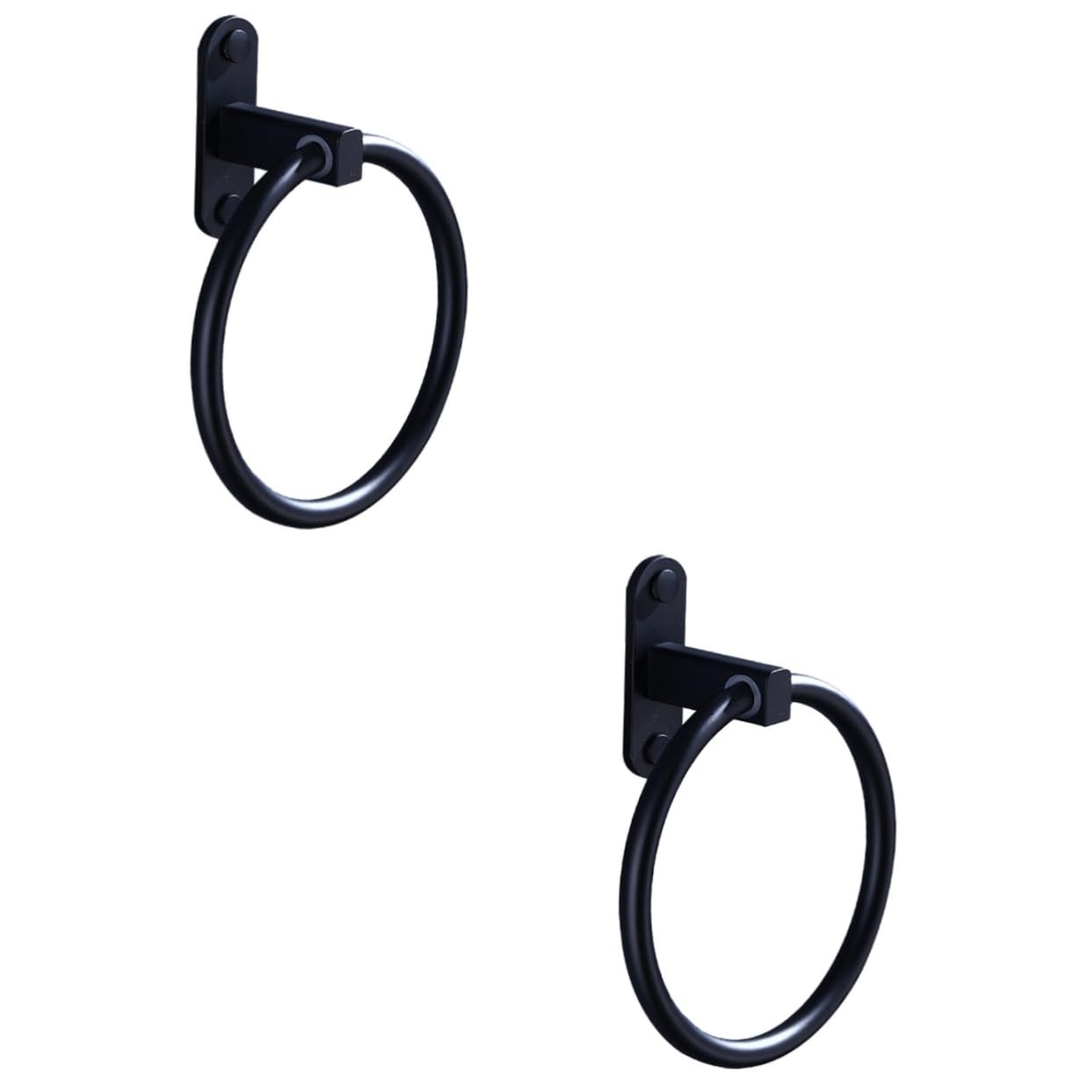 Uonlytech 2 Pezzi Portasciugamani in Alluminio Elegante Per Bagno Liscio Senza Fori Salva Spazio