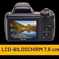 KODAK Pixpro AZ528 + SD-Speicherkarte 32 GB – Kamera Bridge 16 MP, Zoom 52X, Full HD, 85 MB/s Lesen, 25 MB/s Schreiben – Nachtblau – Ansicht 4