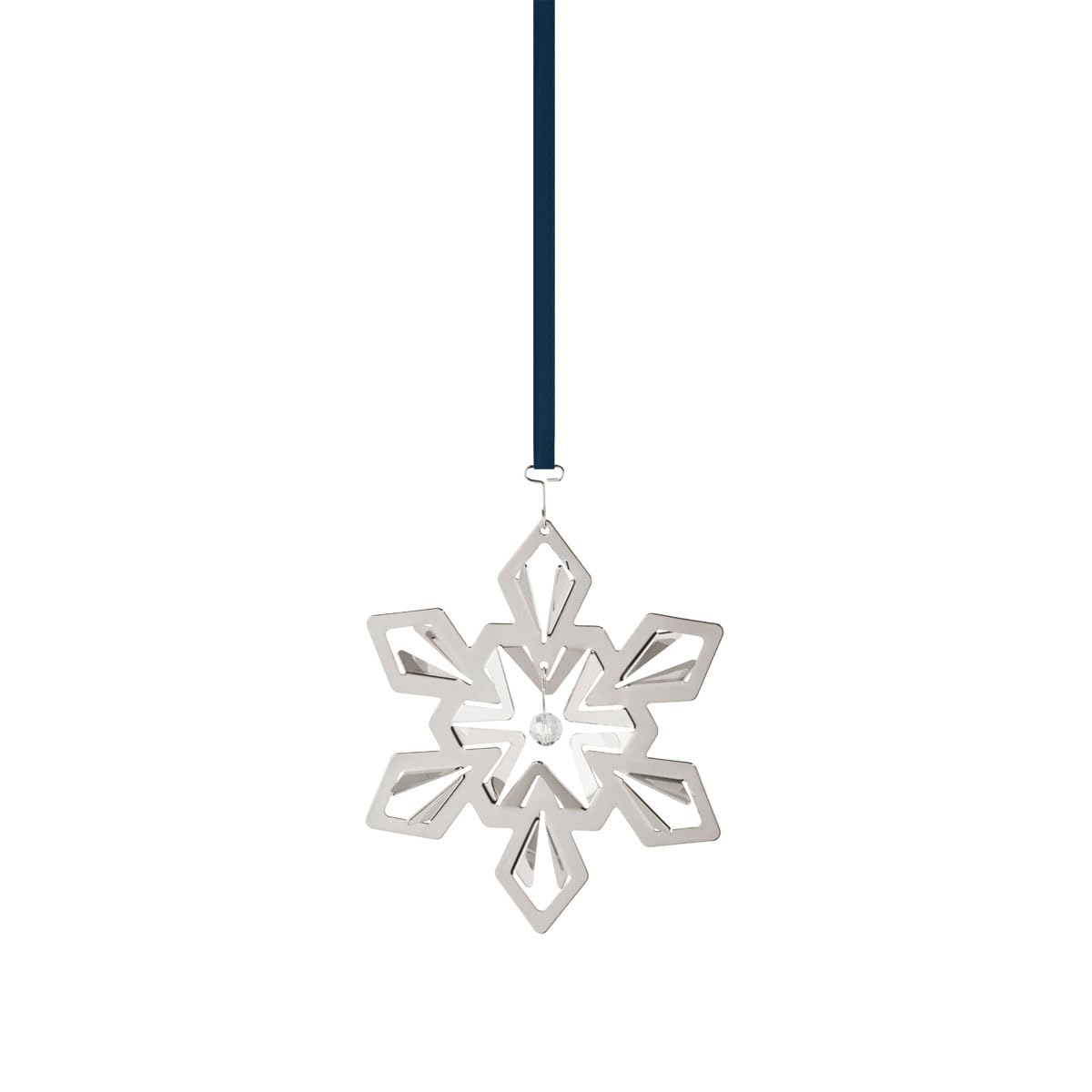 Flocon de neige 2024 Georg Jensen en palladium, une décoration de Noël haut de gamme