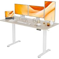 Amazon | Claiks 昇降デスク 電動 スタンディングデスク 昇降式