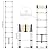 CJCXYJCY Aluminum Telescoping Ladders?EN131 Standards Multi-Purpose Folding Aluminum Extension Ladder,Bearing Weight:150kg(8.5Ft/2.6M)…