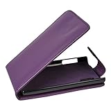 optimaler Tragekomfort Mobilfunk Krause - Flip Case Etui Handytasche Tasche Hülle für LG E610 Optimus L5 (Violett)