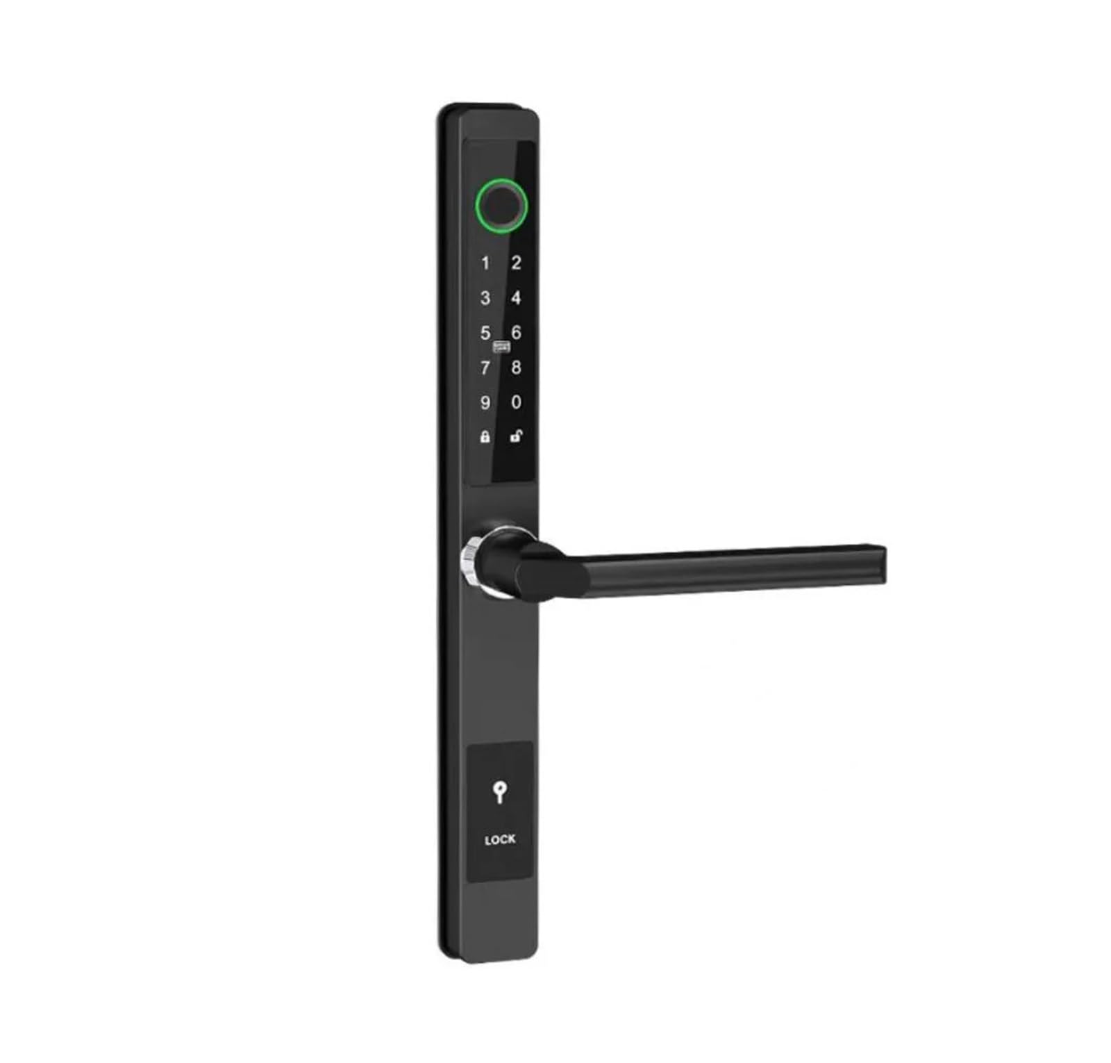 TTLock - Cerradura inteligente de aluminio para puerta corredera con contraseña de diseño delgado
