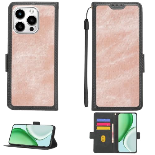 Kinetijy Case Compatible for Hisense Enigma Se Phone Case Flip Cover [with Tempered Glass Screen Protector][RFID Blocking] NZW-F-H