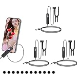 AAJHH USB給電式 オートクリッカー スマホ連打装置 Tiktok タップ機 自動タップ 高速連打装置 無音 117のクリック周波数レンジ ライブ/いいね/ハート/ゲーム周回作業 iPhone iPad Android 各種タッチパネル機器対応 ブラック 3セット