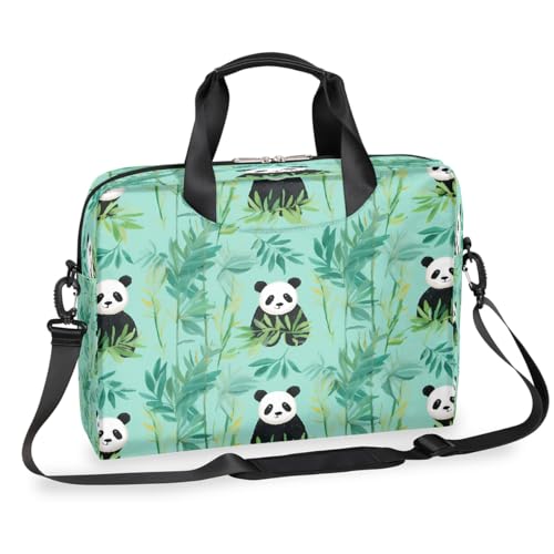 Maletín para portátil con diseño Panda Leaves 16'' miniatura 1