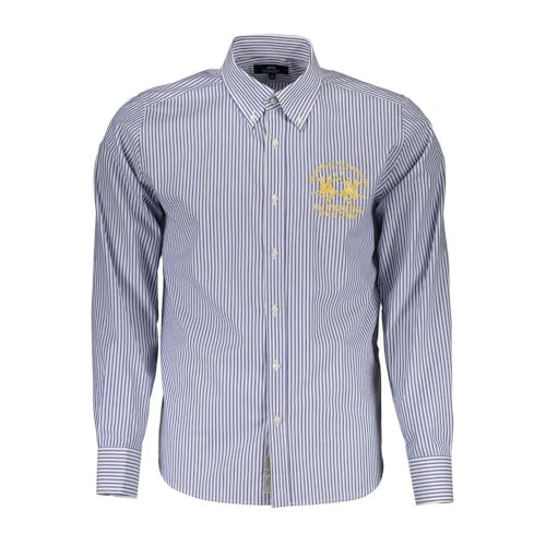 X-Large LA MARTINA CAMICIA MANICHE LUNGHE UOMO BLU