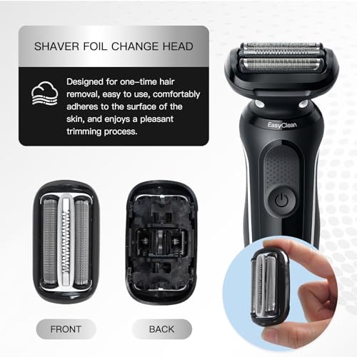 Life Girl Star 64B Series Electric Shaver Replacement Head for B*raun New Generation Series 6 Shavers 6120s, 6140cs, 6172cc, and 6175cc