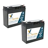 Rollstuhlakku passend für Rascal 320PC 24V 2 x 12V 23Ah – Voltrana Ersatzakku