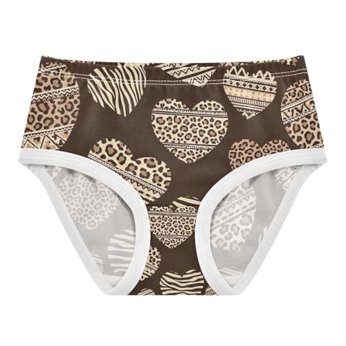 Prints Leopard Spots Toddler Girls Underwear, Girls Panties, 2T–8 Years