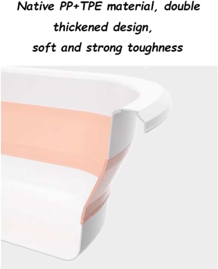 Multi Functional Foldable Dog Bathtub with Drainage Holes,Portable Foldable Small pet Bathtub,Washing Basin Bathtub for Dogs and Cats