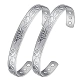 Vicmag Copper Magnetic Bracelet for Women Men 3500 Gauss Magnet brazaletes 100% Solid Pure Copper...