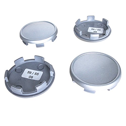 Myba-s 4 x Nabenkappen Universal 59 mm / 55 mm