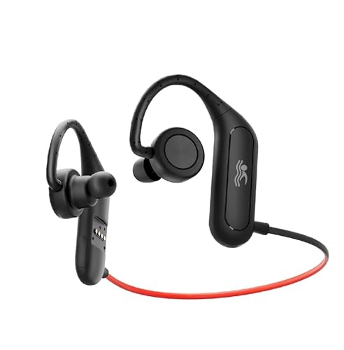 TOHUNZO IP68 Waterproof Earphones with Mic, 16H Playtime