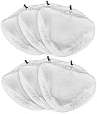 MRZJ 6tlg. Stück dampfbesen ersatztücher Waschbar Mikrofaser Ersatztücher Dampfbesen Bodentücher dampfbesen dreieckig Ersatzbezug Steam Mop Pads