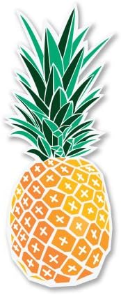 AK Wall Art Pineapple Vinyl Sticker - Car Phone Helmet - Select Size