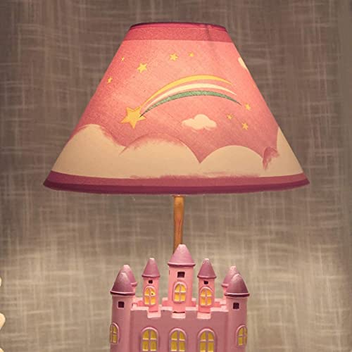 Lámpara de mesa rosa E27 regulable para escritorio infantil de dormitorio 2