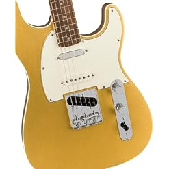 Squier Paranormal Custom Nashville Stratocaster (Aztec Gold) – Guitare Électrique - Les Beatles, Paul McCartney, John Lennon, RIngo Starr, George Harrison Squier Paranormal Custom Nashville Stratocaster (Aztec Gold) - Guitare Électrique – Image 3