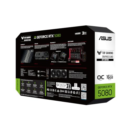 TUF Gaming GeForce RTX™ 5080 16GB GDDR7 BTF OC Edition Gaming Graphics Card (PCIe® 5.0 - Scheda video - Immagine 22