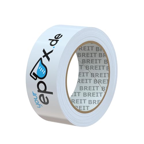 10x Epoxidharz Klebeband Antihaft | Trennklebeband | Formentrennband | Trennfolie | Zubehör | Epoxidband | Releaseband | Antihaftband | Antihaftfolie - Breit