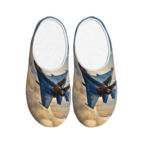 Chaussons d'hiver chauds en peluche pantoufles antidérapantes homme femme EdWal