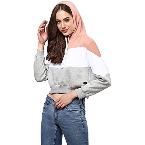 Image of Campus Sutra Cotton Women Crew Neck Sweatshirt