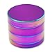 KEESIN Especias Herb Grinder Arco Iris Aluminio Magnético Superior Tabaco Polen Atrapasueños 4 Unidades Romper Grinder 50mm, multicolor