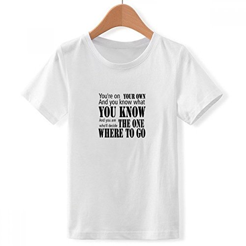 T-Shirt Blanc pour Les Garcons Imprimé Multicolore Inspirant Style Ras du Cou XX-Grand