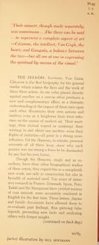 Hardcover The Seekers : Gauguin Van Gogh Cezanne Book