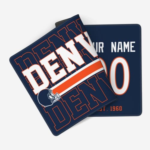 Image of ANTKING Denver Mouse Pad Custom Name and Number Desk Pad for Men Women Youth Gifts