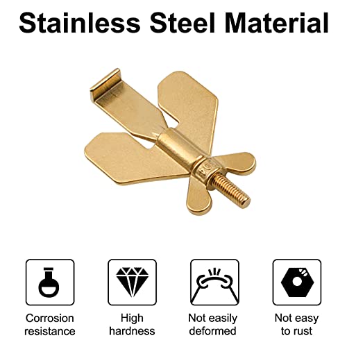 INCREWAY Portable Security Device, Stainless Steel Travel Lock Without Drilling, Anti-Theft for Home Hotel - Image 3