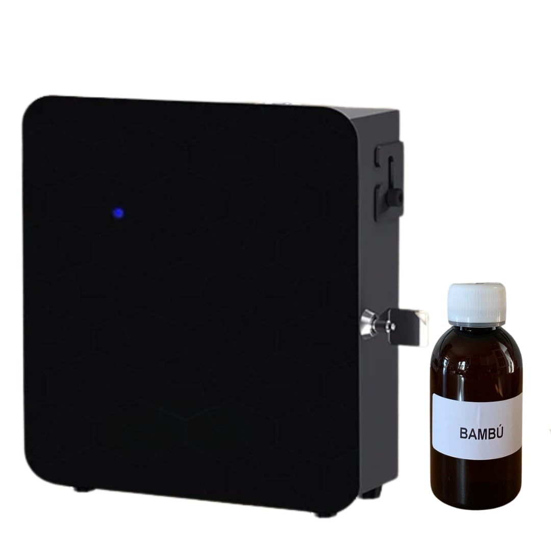 Difusor de aceites Esenciales para Espacios Grandes de 300 m2-900m³ | Ideal para hosteleria, hoteles, Tiendas y hogares | Difusor de fragancias Profesional para aromaterapia. Incluye Fragancia