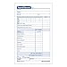 Adams Employee Payroll Record Book, 4.19 x 7.19 Inches, White and Canary, 2-Part, 55 Sets (D4743)