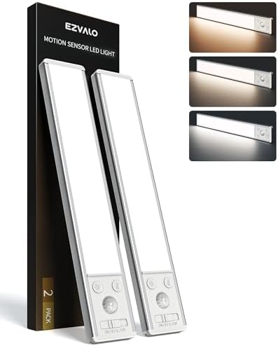 EZVALO 10” Under Cabinet Lighting Rechargeable Motion Sensor Indoor
