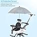 Single＆Double Stroller, Foldable Double Stroller Newborn and Toddler with Umbrella, Compact Lightweight Strollers for Infant & Toddler with Storage Basket, Single＆Twin Stroller for Baby Aged 0-6 Years