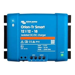 Victron Energy Orion-Tr Smart DC to DC Charger (Bluetooth) – 12/12-Volt 18 amp 220-Watt – Battery Charger for Dual Battery Systems – Isolated