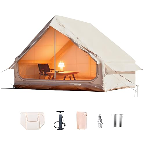 WENZEFZZB 2025 Upgraded Waterproof Inflatable Camping Tent...