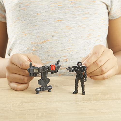 Star Wars Mission Fleet Gear Class Dark Trooper Attack from Above, 2.5-Inch-Scale Figure and Vehicle, Toys for Kids Ages 4 and Up - Image 4