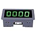 Digital LED Tachometer RPM Speed Meter with Inductive Proximity Switch Sensor NPN DC 8-24V 40mA 10-9999RPM for Industrial Machinery Green