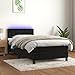 IKAYAA Boxspringbett 90 x 190 cm - Bett mit LED Beleuchtung, Topper & Matratzen - Boxspringbett 90 x 190 cm mit Matratze, Einzelbett mit Matratze, Polsterbett 90 x 190 cm Schwarz Type-11 Baby,Schwarz günstig Kaufen-IKAYAA Boxspringbett 90 x 190 cm - Bett mit LED Beleuchtung, Topper & Matratzen - Boxspringbett 90 x 190 cm mit Matratze, Einzelbett mit Matratze, Polsterbett 90 x 190 cm Schwarz Type-11