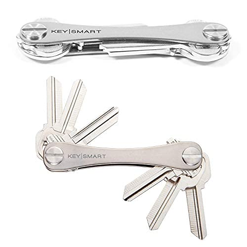 Keysmart- Compact Minimalist Pocket Sized Key Holder & Key Organizer, Edc Key Carrier With Key Ring Attachment Loop Piece For Car Key Fob & Keychain Accessories For Men, Husband & Dad #TOP7