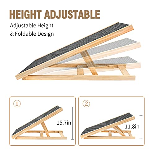 Medium Pet Ramp Dog Ramp For Car Non-Slip Comfortable Foldable Dog Ramp For Bed For Dog Cat #TOP2
