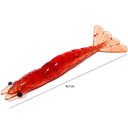 Isca Artificial Camarao Jet Shrimp Nihon Baits 8,7cm - 01