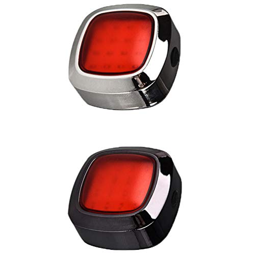 CLISPEED Luz da Cauda da Bicicleta á  Prova D água Usb Recarregável Led Cauda de Freio da Bicicleta