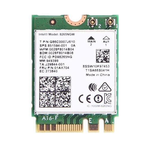 Image of Legacy M.2 Wi-Fi Adapter for Intel 8265 Wireless-AC | 867Mbps WiFi with Bluetooth 4.2 | 2.4GHz & 5GHz Network Card | Works with Intel, AMD, Linux & Windows | 8265NGW Wireless Adapter