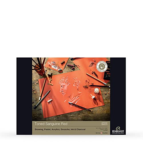 Rembrandt Paper Toned Sanguine A3 50 feuilles de dessin couleur terre cuite