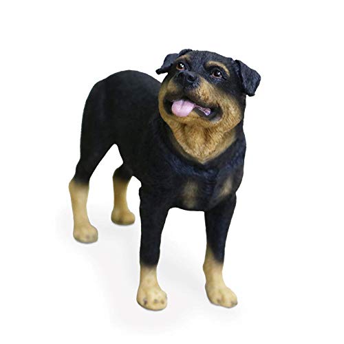 Statue Rottweiler figurine de chien en résine pour décoration maison