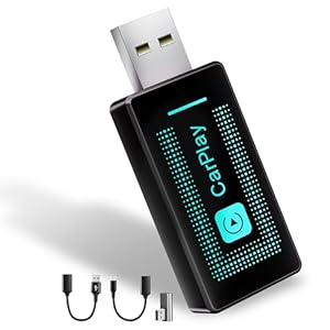 Pashlysh Draadloze Carplay-adapter voor iPhone, 2024-upgrade, USB-CarPlay-draadloze stick, eenvoudige plug & play, compatibel met auto’s vanaf 2016 en iPhone iOS 10+ (Wireless CarPlay)